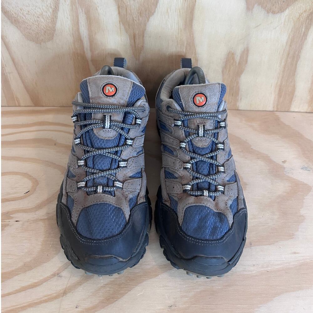 Merrell - Moab 2 Vent - Hiking Shoes - Gray/Blue - Women's - 11 - J06014 - Picture 2 of 9